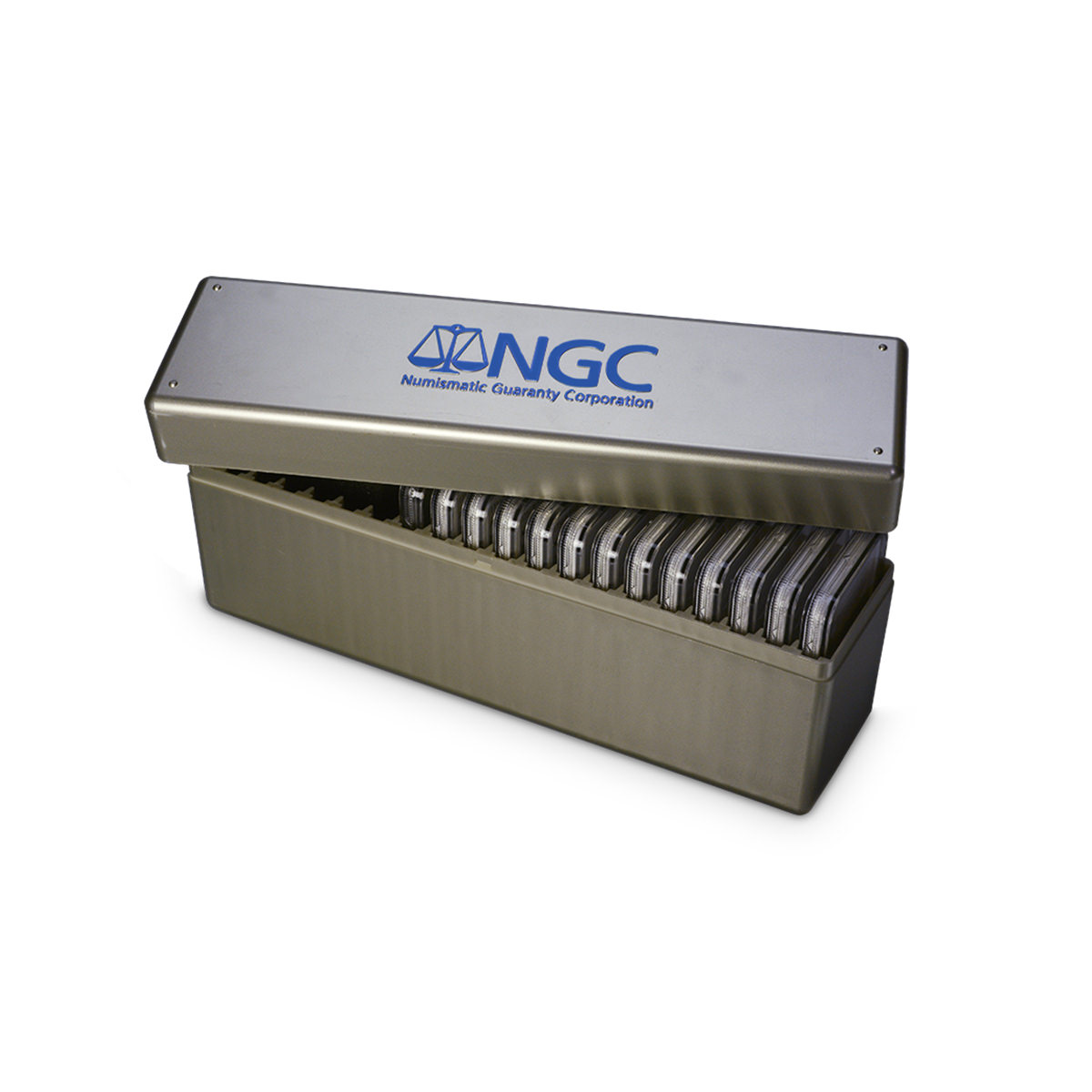 NGC Standard Coin Holder Silver Display Box – CCG Store