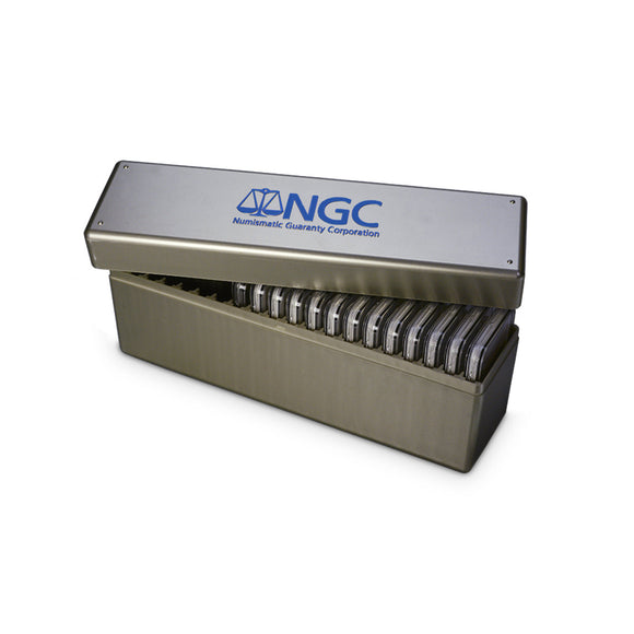NGC Standard Coin Holder Silver Display Box