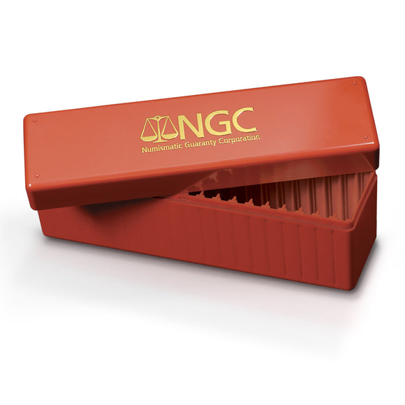 NGC Red & Gold Standard Coin Holder Display Box